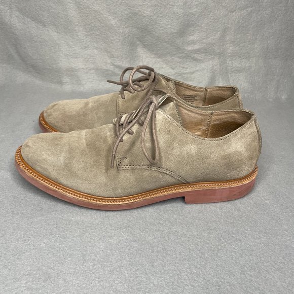 Polo mousy grey suede oxford shoes Mens SZ 9.5 main image 8